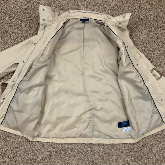 Tommy Hilfiger Cream Soft Shell Lightweight Coat Jacket - Picture 15 of 16